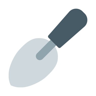 Çimento mala aracı simgesini, basit vektör çizim