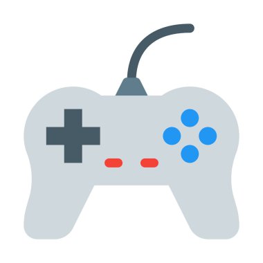 Oyunun konsol oyunu pad simgesi, basit vektör çizim