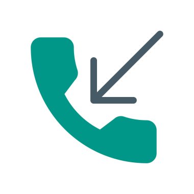 Arama aldı günlük simgesi, basit vektör çizim