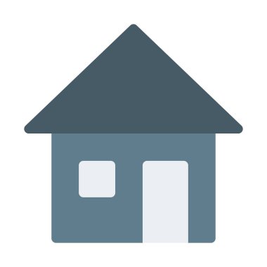 ev simgesini, basit vektör çizim