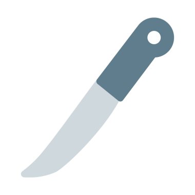 keskin fileto bıçağı simgesi, basit vektör çizim