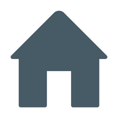 Ev veya ev simgesini, basit vektör çizim