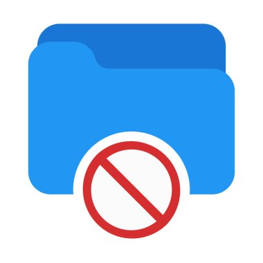 Görevden veya klasör simgesini, basit vektör çizim kaldırma