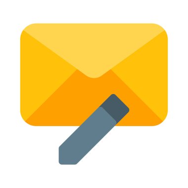 Yeni ileti simgesi, basit vektör çizim oluşturmak