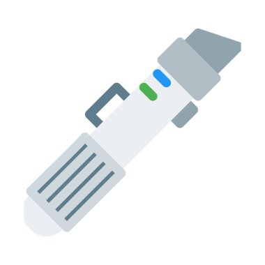 Hafif silah sistemi simgesi, basit vektör çizim