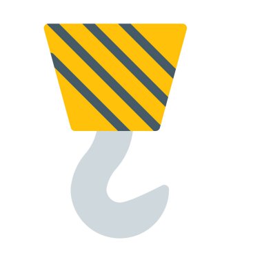 Kanca Vinç - Yük kaldırma simgesini, basit vektör çizim