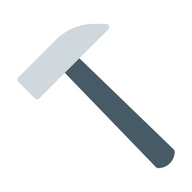 Sanayi onarım çekiç simgesi, basit vektör çizim