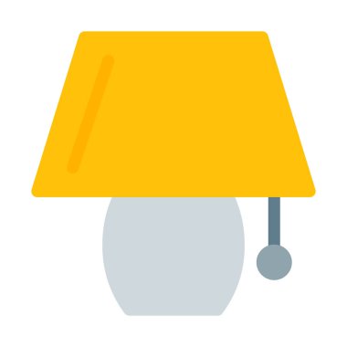 Oda iç lamba simgesi, basit vektör çizim