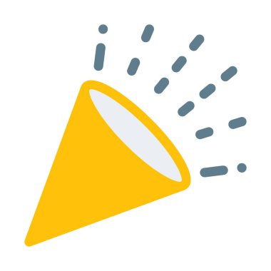 boynuz simgesi, basit vektör çizim