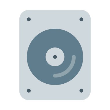 DVD Case kapak simgesi, basit vektör çizim