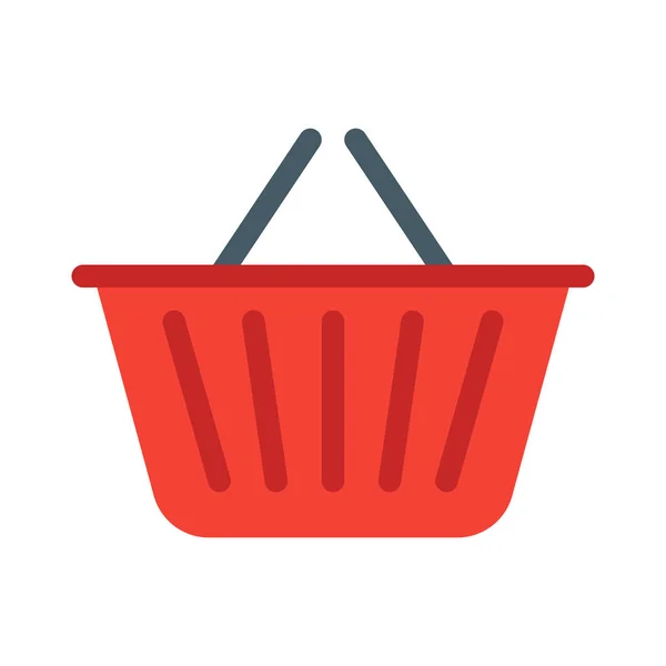 Shopping Basket Goods Icon Simple Vector Illustration — Stock Vector