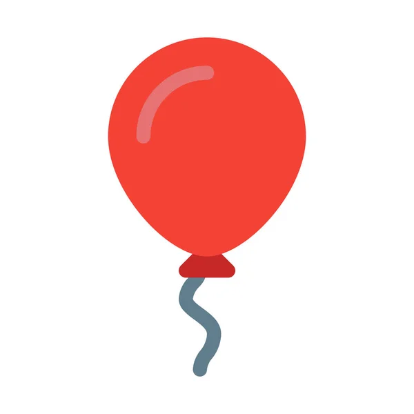 Party Oder Geburtstag Ballon Symbol Einfache Vektor Illustration — Stockvektor