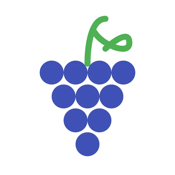 Icono Uvas Agridulces Ilustración Vectorial Simple — Archivo Imágenes Vectoriales