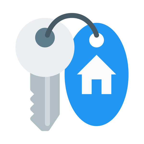 House Access Key icon, simple vector illustration