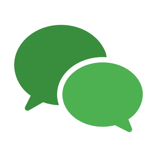 Chat Grupo Ícone Conversação Ilustração Vetorial Simples — Vetor de Stock