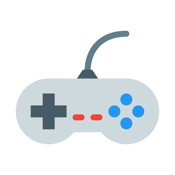 Video Game Controller Pictogram Eenvoudige Vectorillustratie — Stockvector