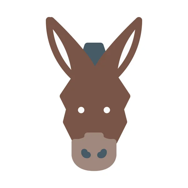 Burro Culo Icono Ilustración Vector Simple — Archivo Imágenes Vectoriales