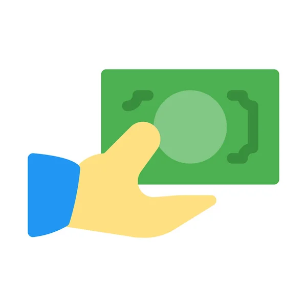 Cash Pay Icon Simple Vector Illustration — Stock Vector