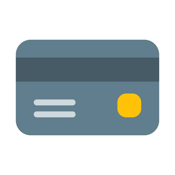 Kreditkartensymbol Einfache Vektor Illustration — Stockvektor