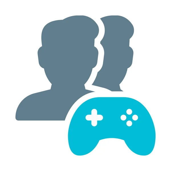 Gaming Community Icon Simple Vector Illustration — Stock Vector
