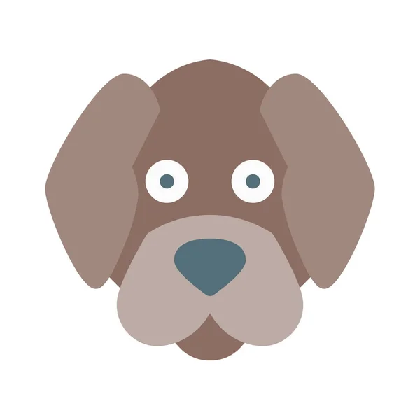 Domesticado Animal Dog Icono Ilustración Vector Simple — Archivo Imágenes Vectoriales