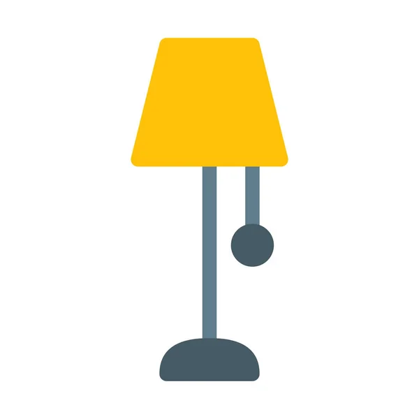 Icône Lampe Intérieure Pièce Illustration Vectorielle Simple — Image vectorielle