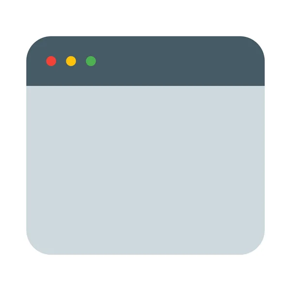 应用程序布局窗口图标 简单的矢量插图 — 图库矢量图片