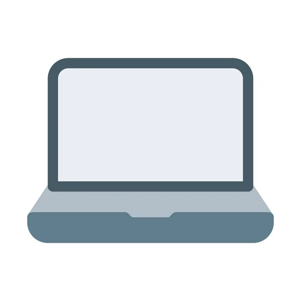 Ноутбук Комп Ютерний Значок Ноутбука Проста Векторна Ілюстрація — стоковий вектор