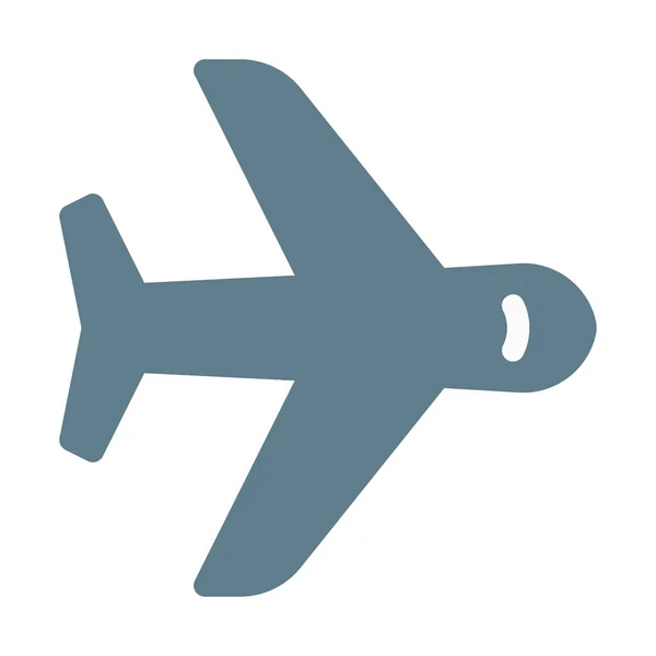 飛行機航空交通機関のアイコン シンプルなベクター イラスト — ストックベクタ