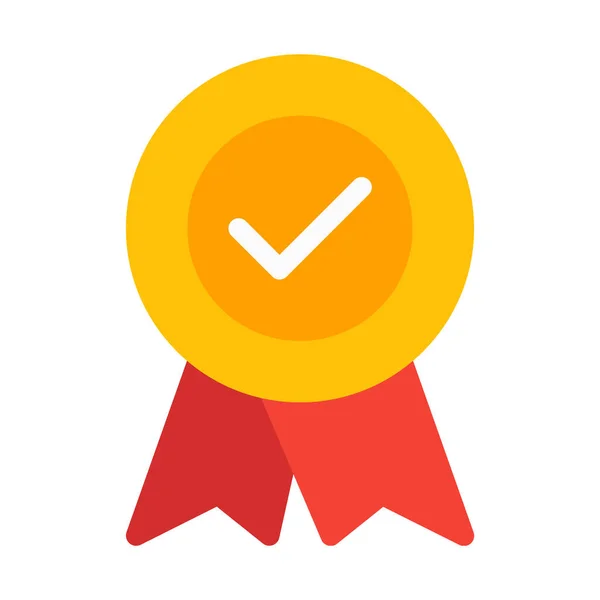 Quality Verified Badge Icon Simple Vector Illustration — Stock Vector