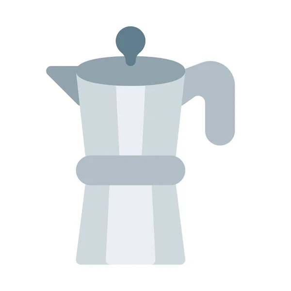 Koffiezetapparaat Machine Symbool Eenvoudige Vectorillustratie — Stockvector