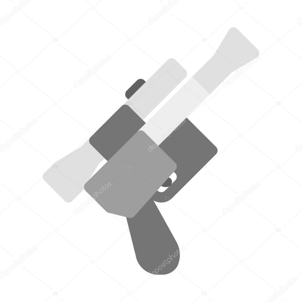 Kids Laser Gun icon, simple vector illustration