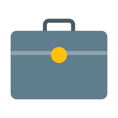 evrak çantası simgesi, basit vektör illüstrasyonu