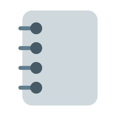 Günlüğü simgesi, basit vektör çizim