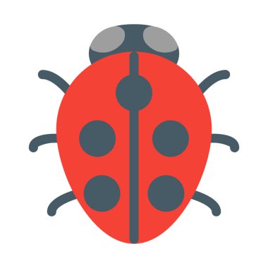 Beatle böcek böcek simgesini, basit vektör çizim