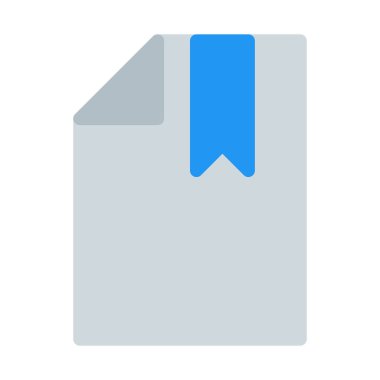 Dosya formatı simgesi, basit vektör çizim yer imi