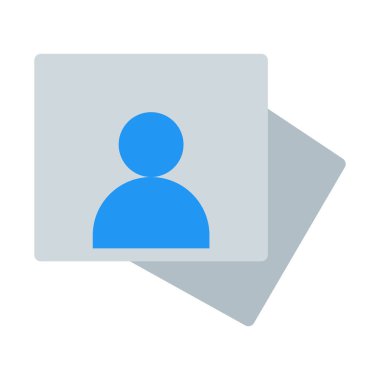 Galeri veya fotoğraf simgesini, basit vektör çizim