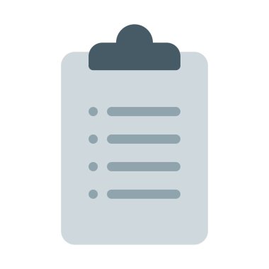 Denetim listesi simgesini, basit vektör çizim