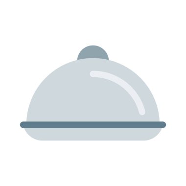 Otel cloche service simgesini, basit vektör çizim