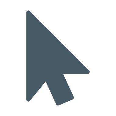 İmleç simgesi, basit vektör çizim