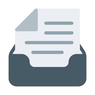 Arşiv bilgisayar dosya simgesini, basit vektör çizim