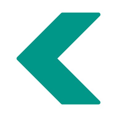 Sol yan simge, basit vektör çizim açmak