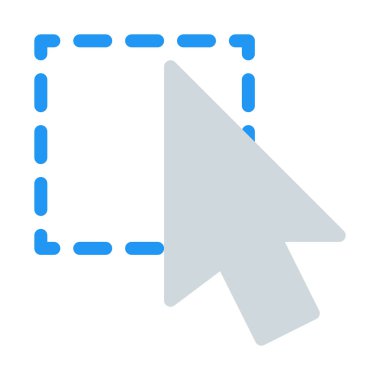 Bilgisayar simgesini, basit vektör çizim imleç seçin