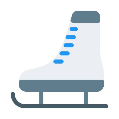 Buz pateni simgesi, basit vektör çizim