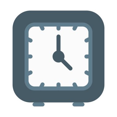 Küçük çalar saat simgesi, basit vektör çizim