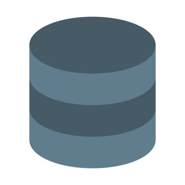 Veritabanı simgesini, basit vektör çizim