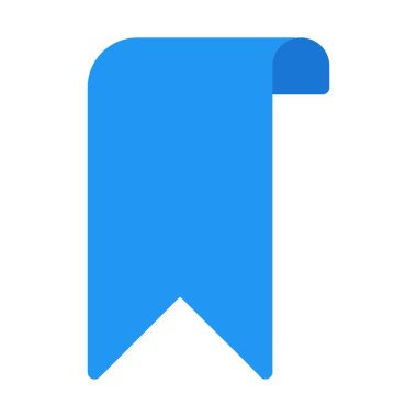 Yer imi şerit izole simgesi, basit vektör çizim