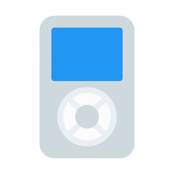 Music Player Display Icon Simple Vector Illustration — стоковый вектор