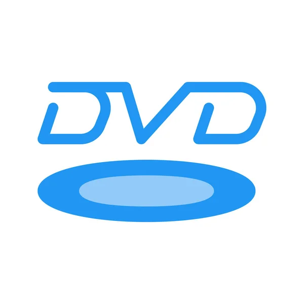 Ícone Sinal Compatível Com Dvd Ilustração Vetorial Simples — Vetor de Stock