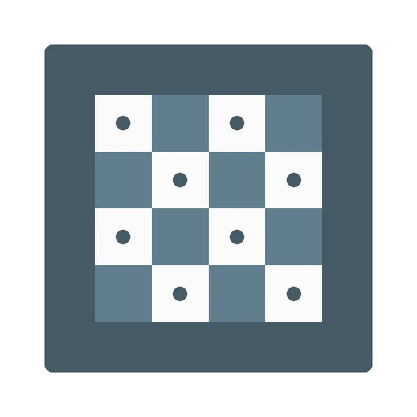Indoor Game Schaakbord Pictogram Eenvoudige Vectorillustratie — Stockvector
